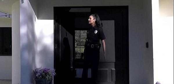  Police Officer Eliza Ibarra Deepthroats Every Big Black Cock